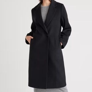 Quince Italian Wool Classic Single Breasted Coat